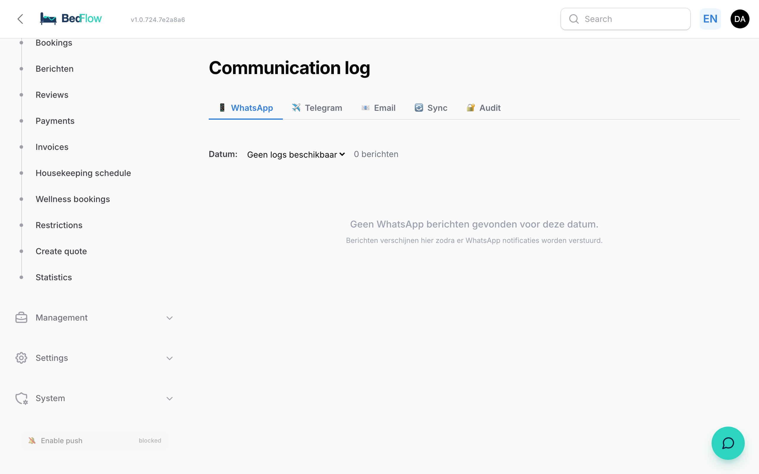 Communication Log